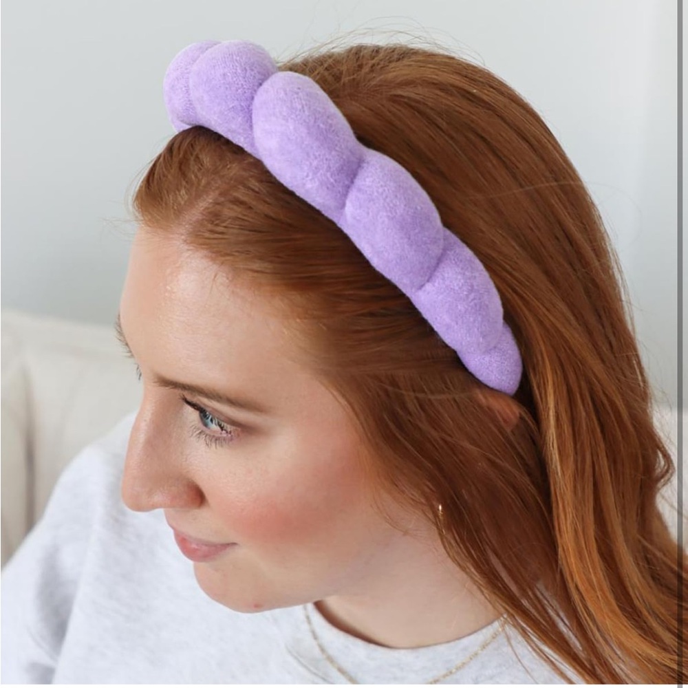 🧖🏼‍♀️ NIB spa headband purple